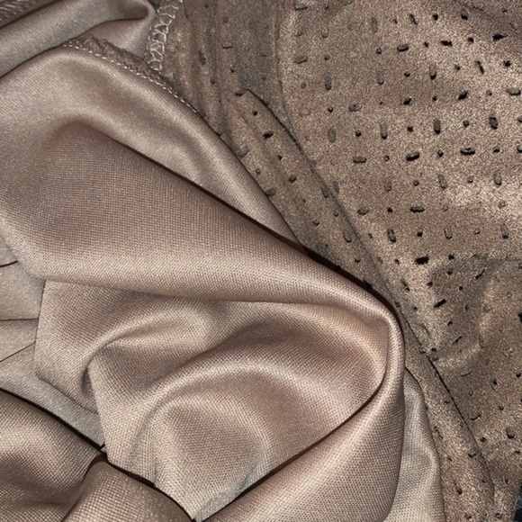 JESSE & J SUEDE PENCIL SKIRT MOCHA SIZE MEDIUM - Picture 5 of 7